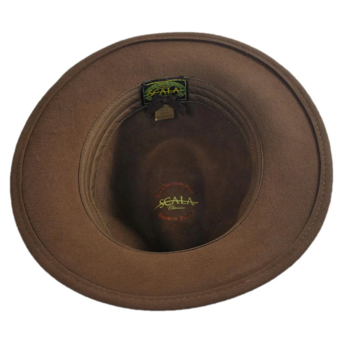 Traveler Crushable Wool Felt Safari Fedora Hat - Image 4