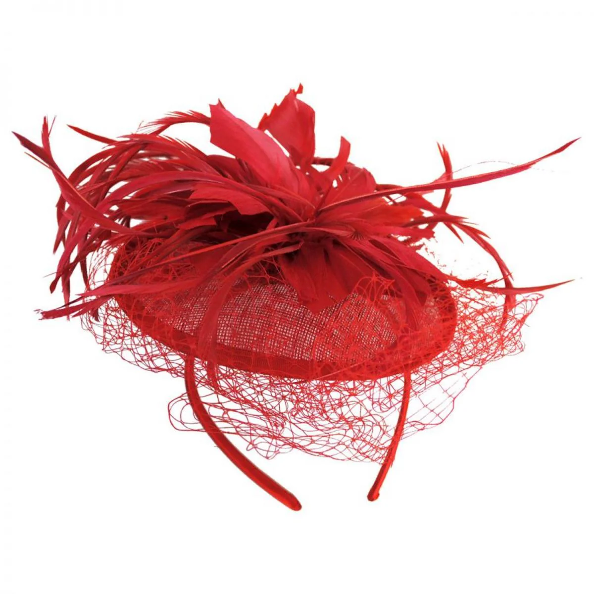 Veil and Feather Fascinator Headband - Image 4