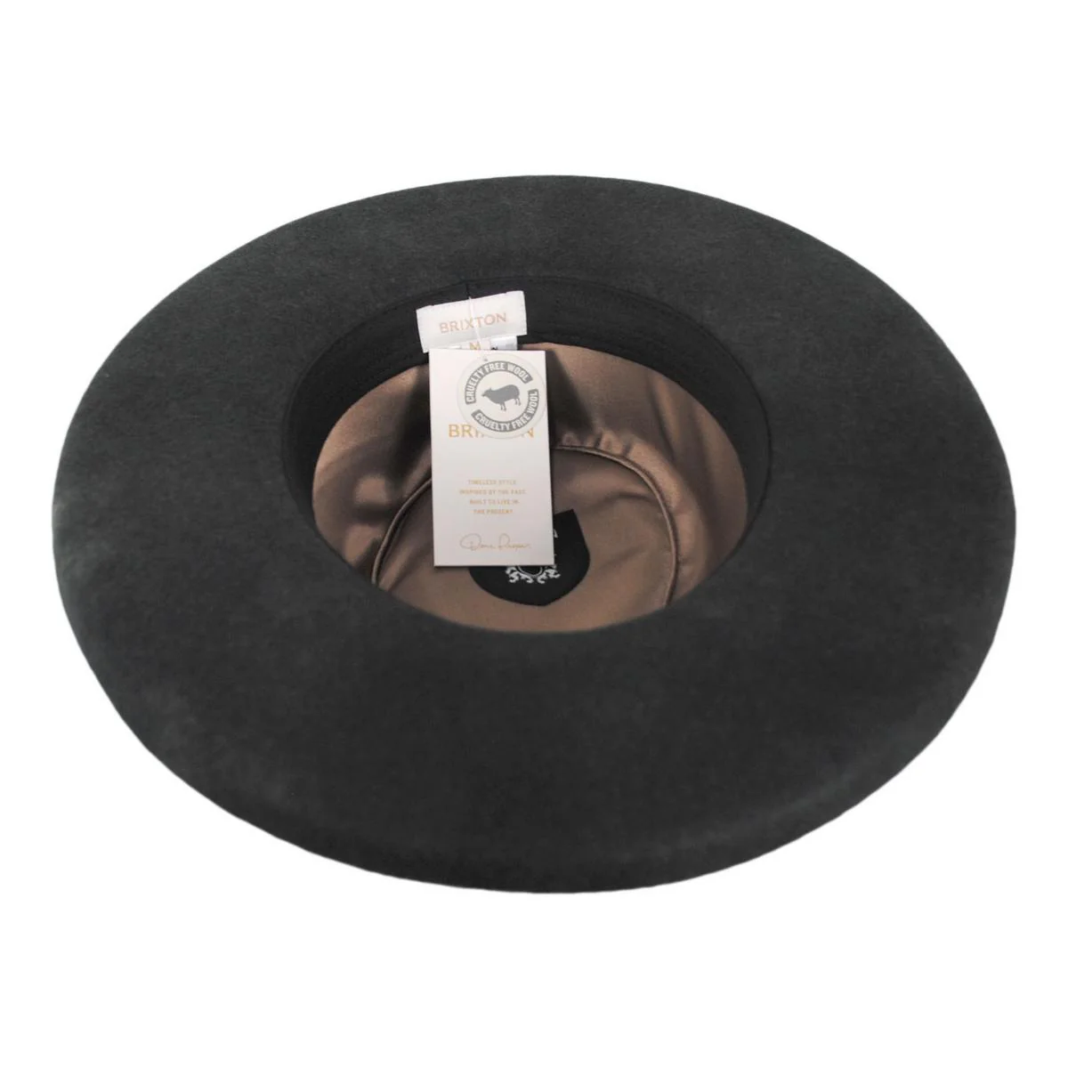 Victoria Felt Pencil Curl Fedora Hat - Image 4