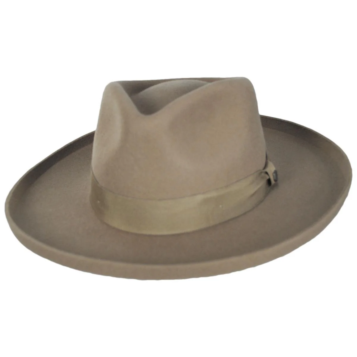Victoria Felt Pencil Curl Fedora Hat - Image 5