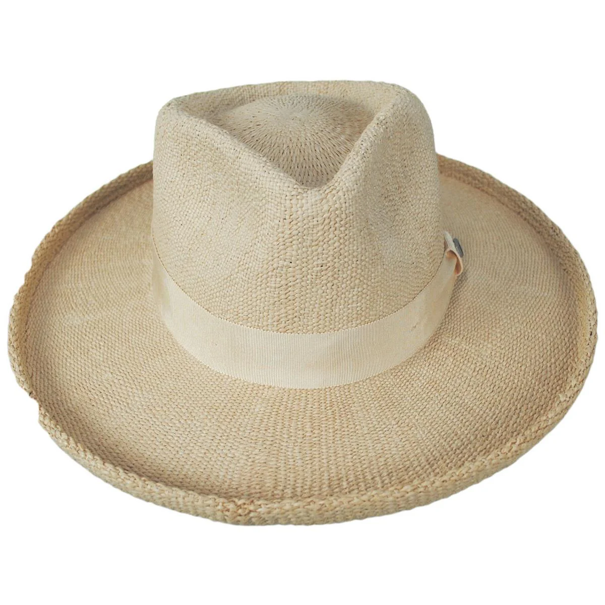 Victoria Toyo Straw Fedora Hat - Image 3