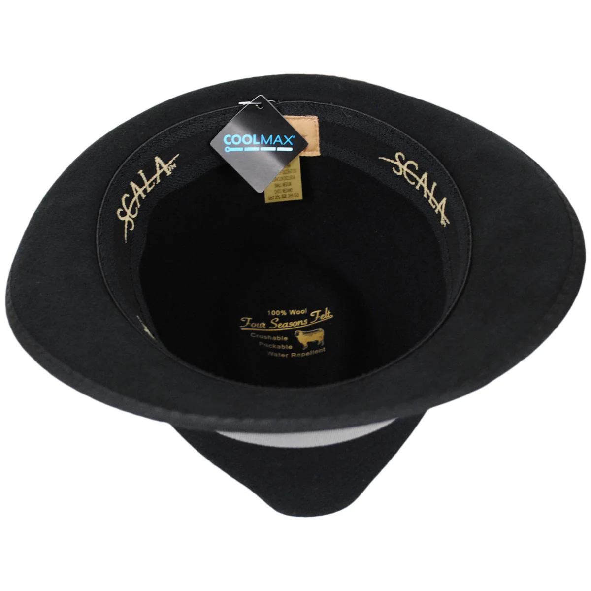 Wallen Crushable Wool Felt Fedora Hat - Image 4