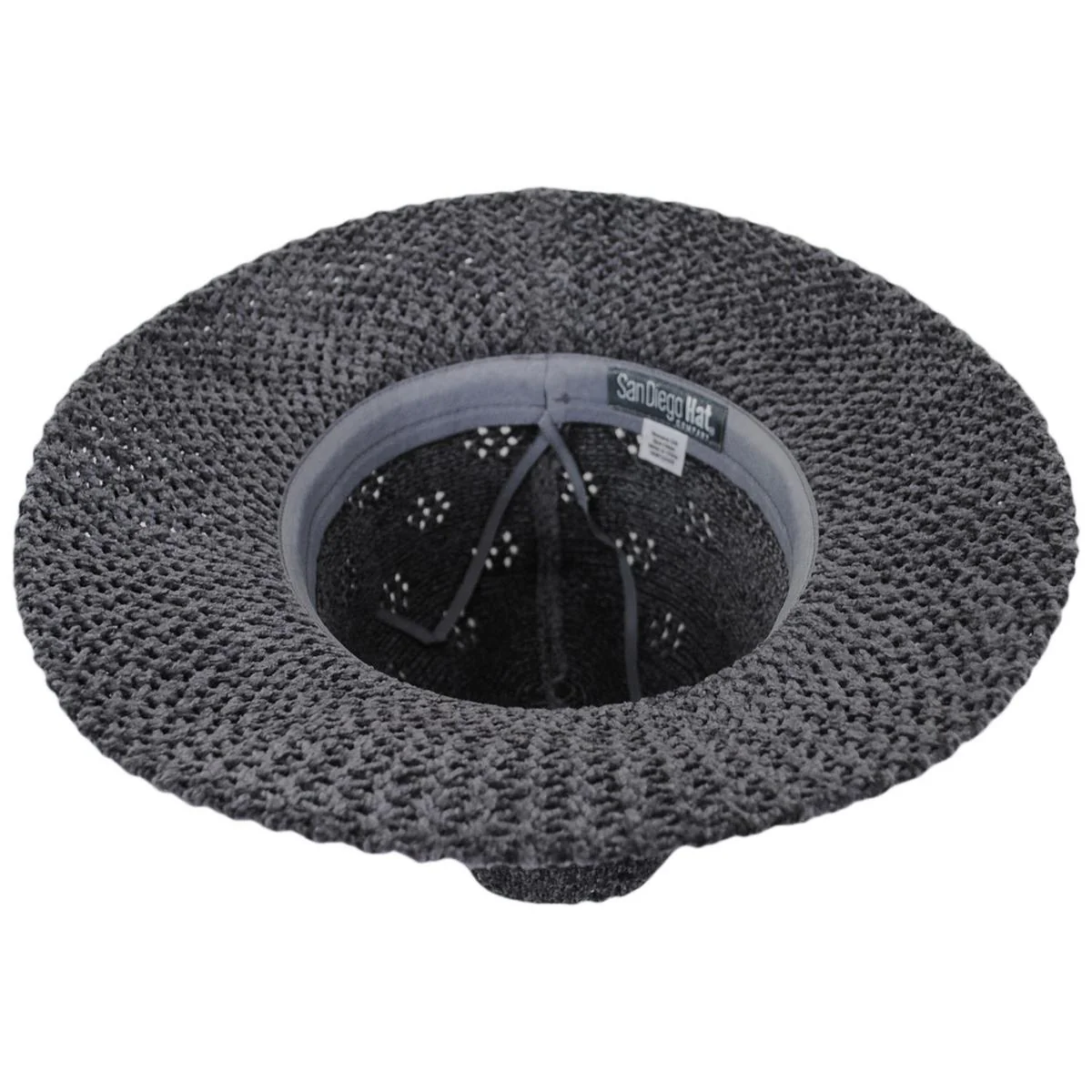 Walnut Grove Chenille Knit Fedora Hat - Image 4