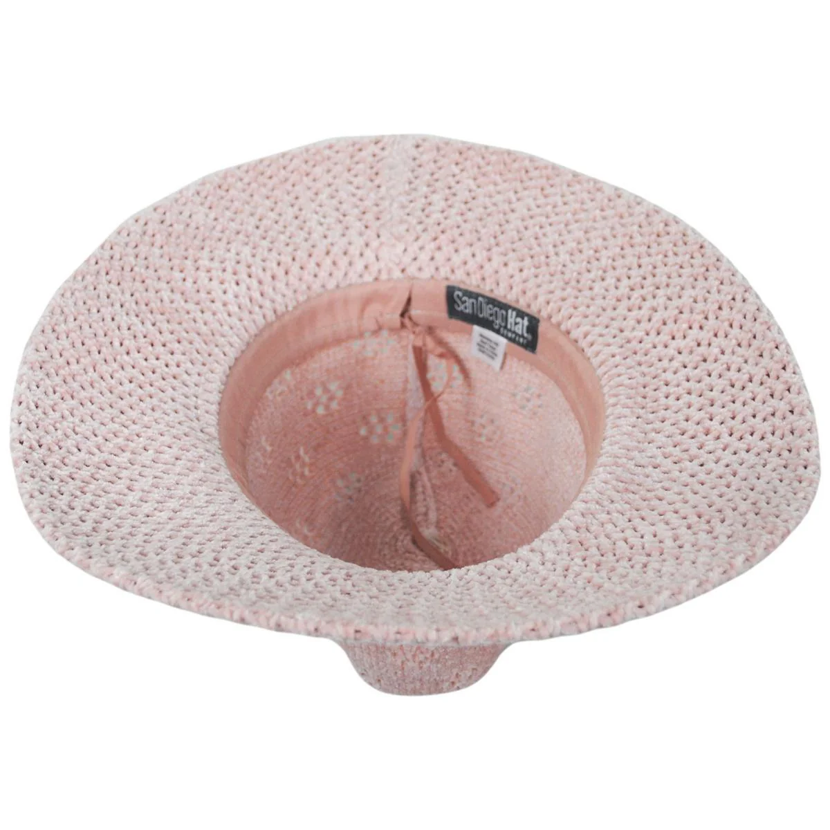 Walnut Grove Chenille Knit Fedora Hat - Image 8