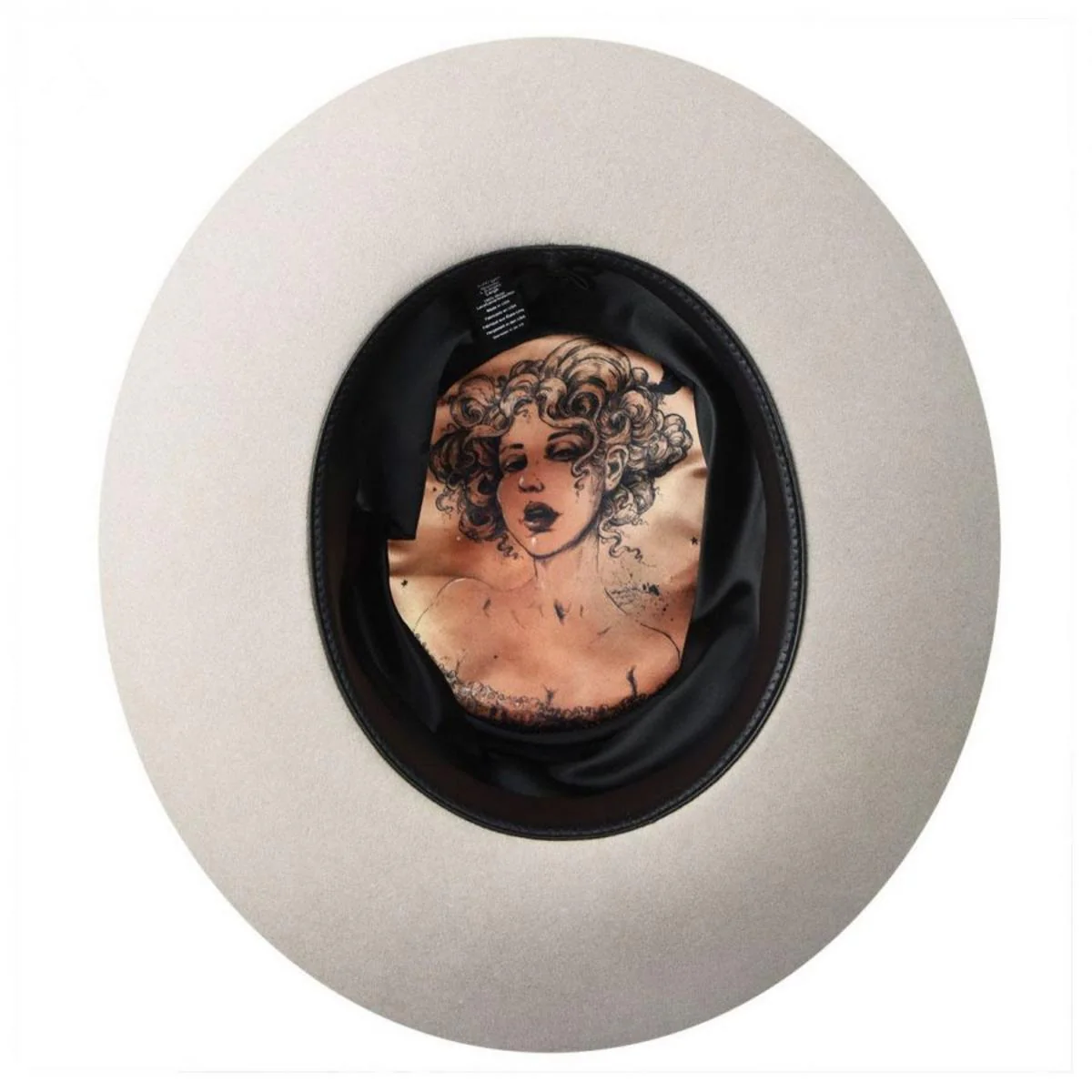 Walsh Polished Wide Brim Wool Felt Pork Pie Hat - Image 8