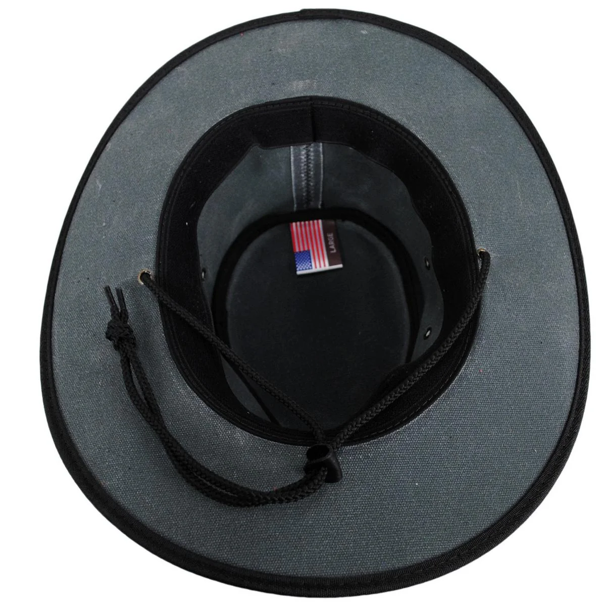 Waxed Cotton Canvas Drover Foldaway Hat - Image 9