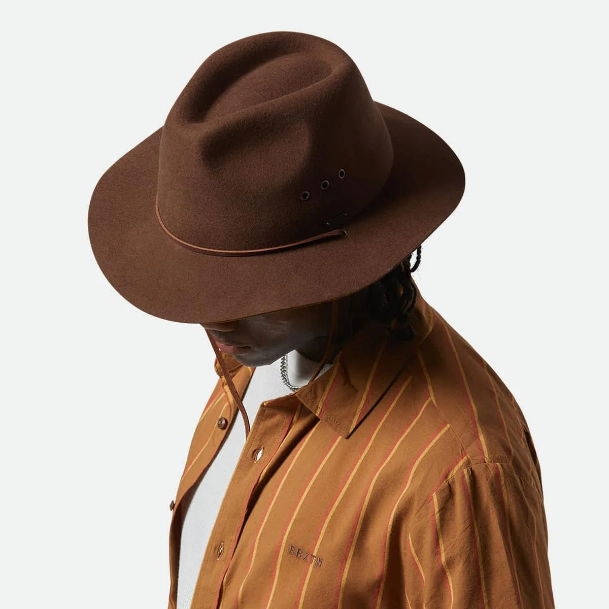Wesley Weather Guard Wool Felt Packable Fedora Hat - Image 14