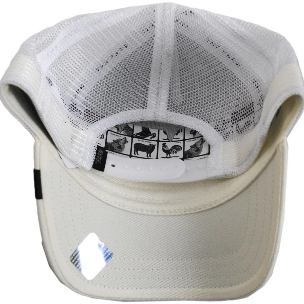 White Tiger Mesh Trucker Snapback Baseball Cap - Image 4