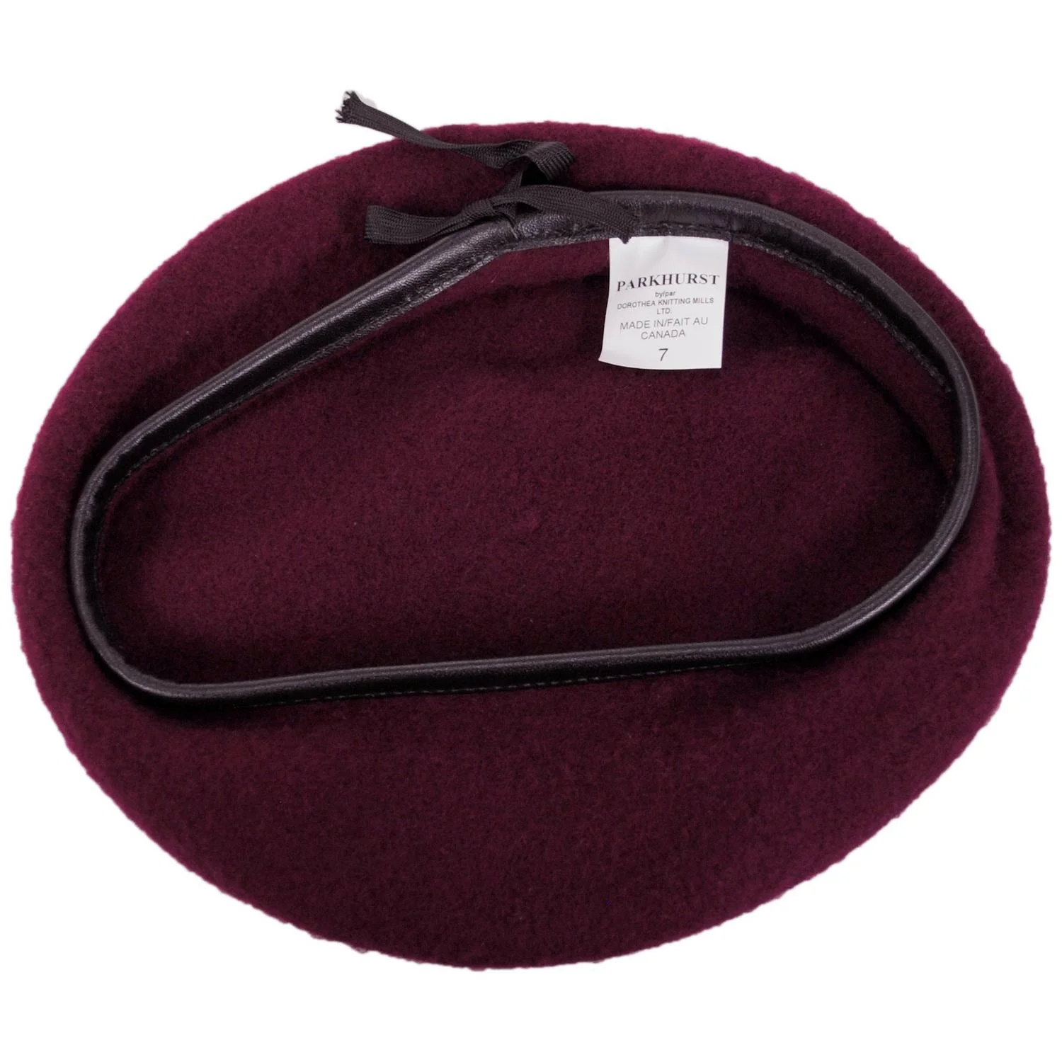 Wool Military Beret with Lambskin Band - Image 10