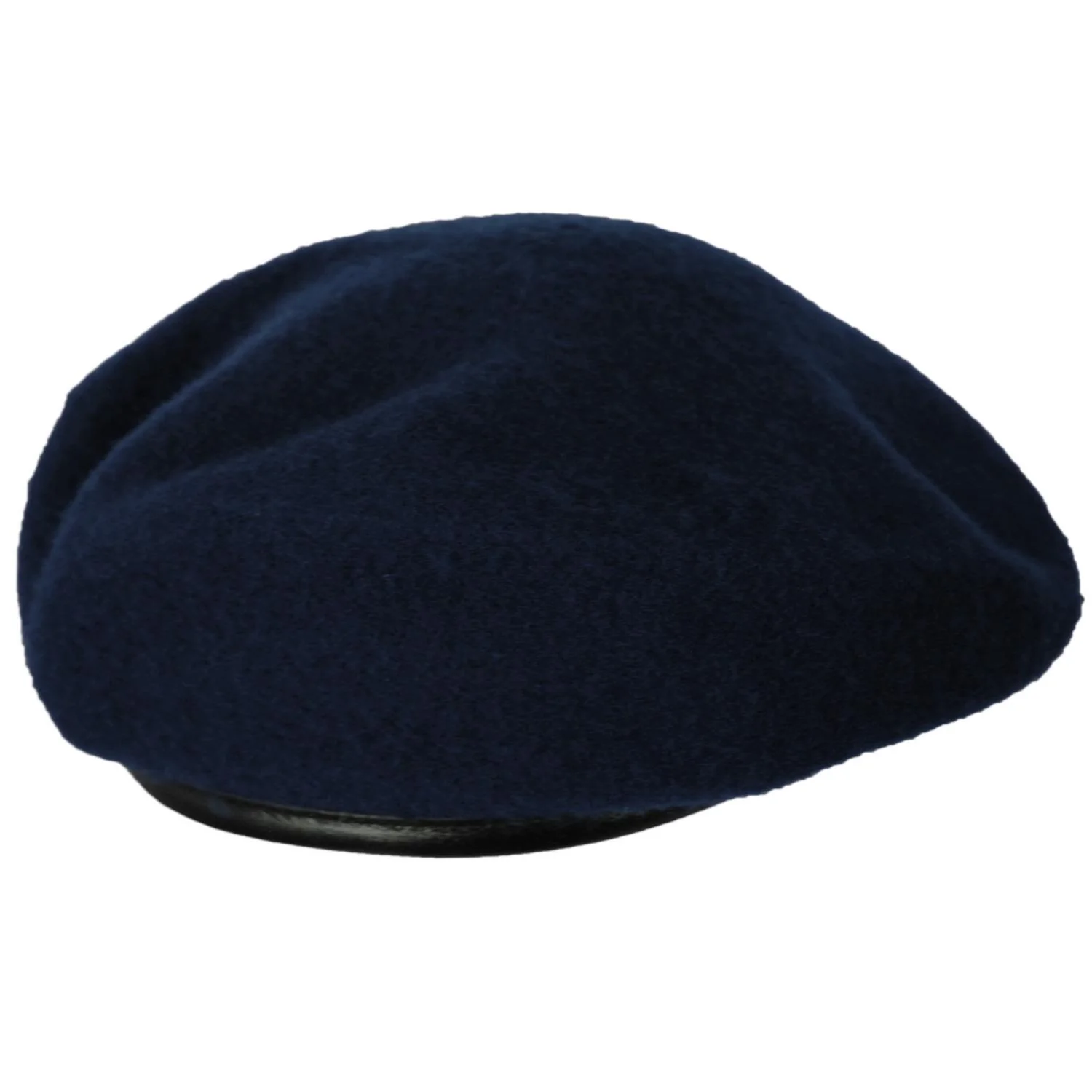 Wool Military Beret with Lambskin Band - Image 17
