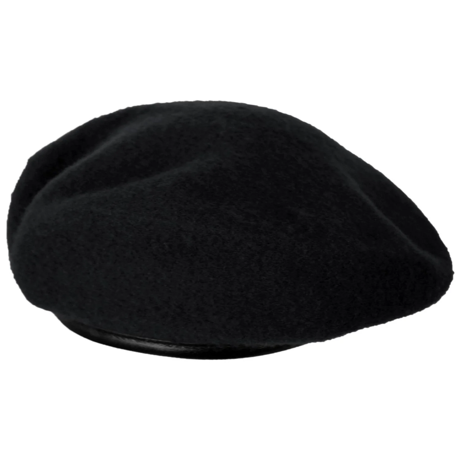 Wool Military Beret with Lambskin Band - Image 22