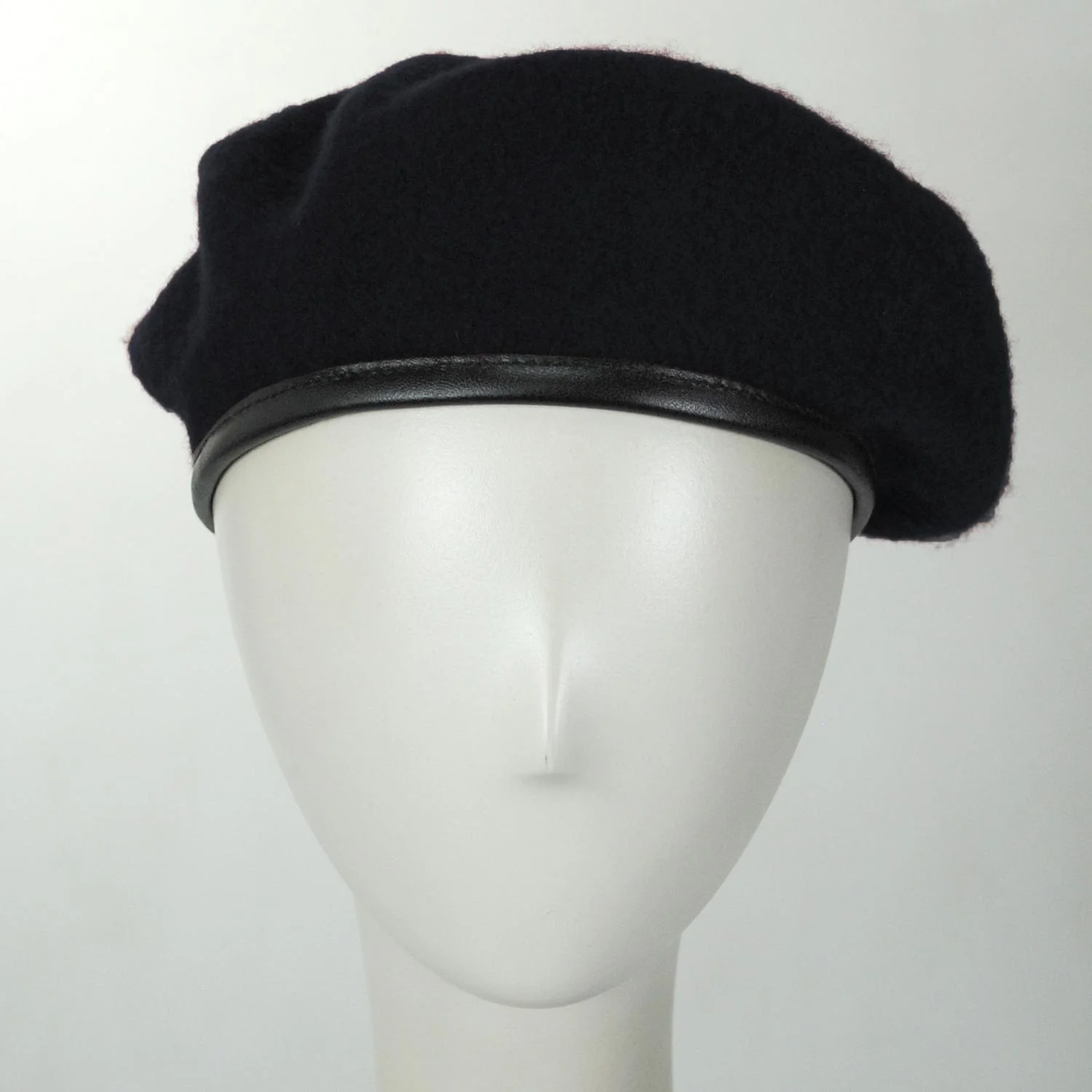 Wool Military Beret with Lambskin Band - Image 23