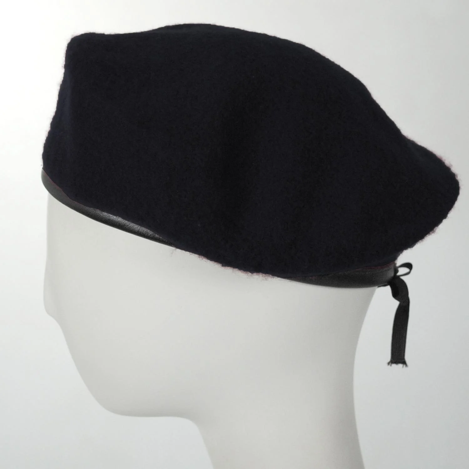 Wool Military Beret with Lambskin Band - Image 24
