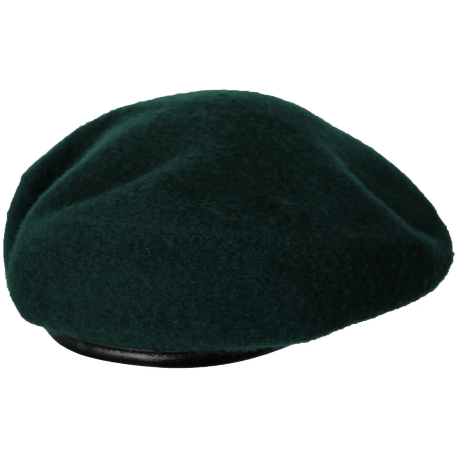 Wool Military Beret with Lambskin Band - Image 29