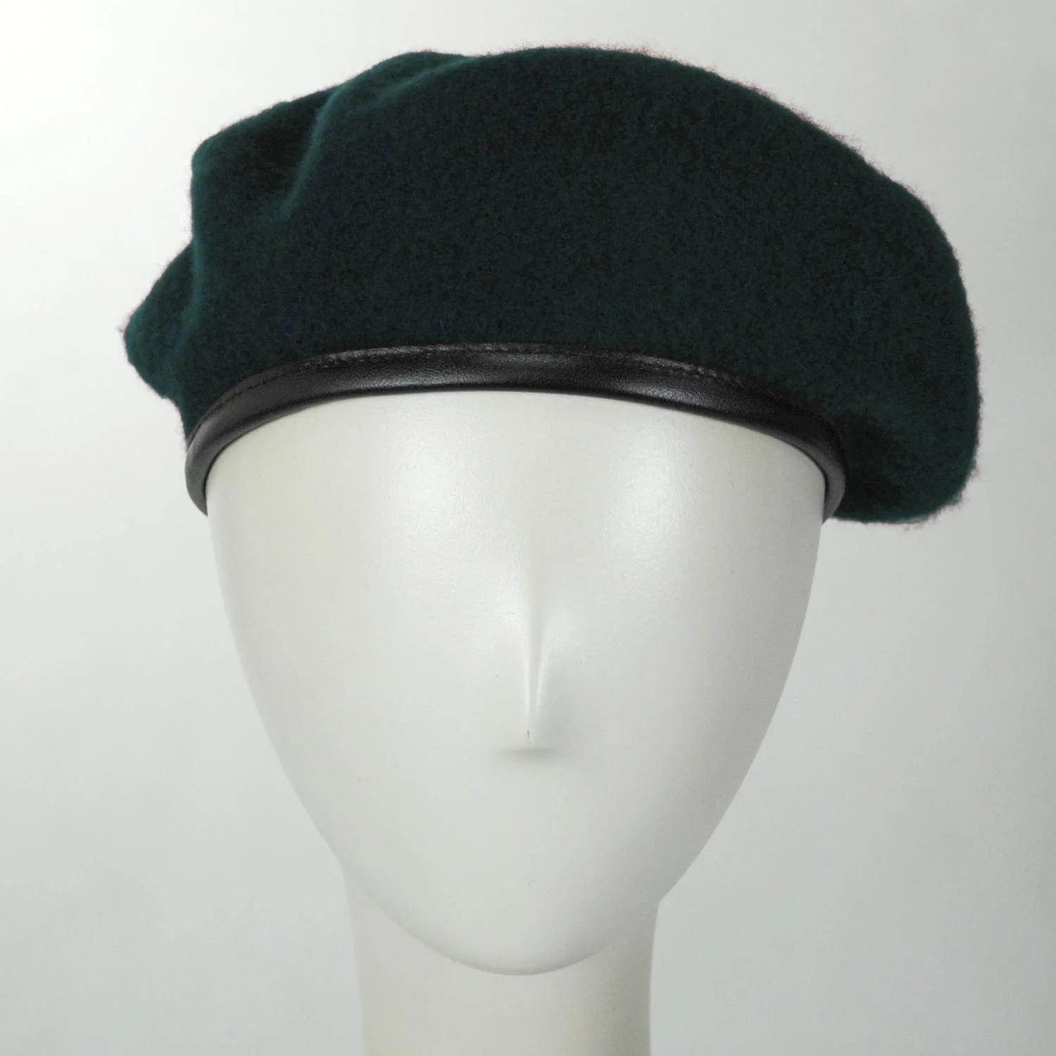 Wool Military Beret with Lambskin Band - Image 30